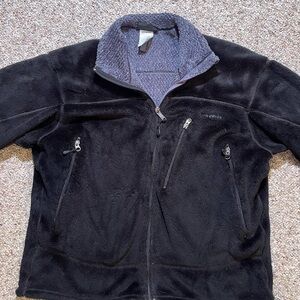 Patagonia Men's Black R4 Fleece Full-Zip Fleece Jacket RETIRED